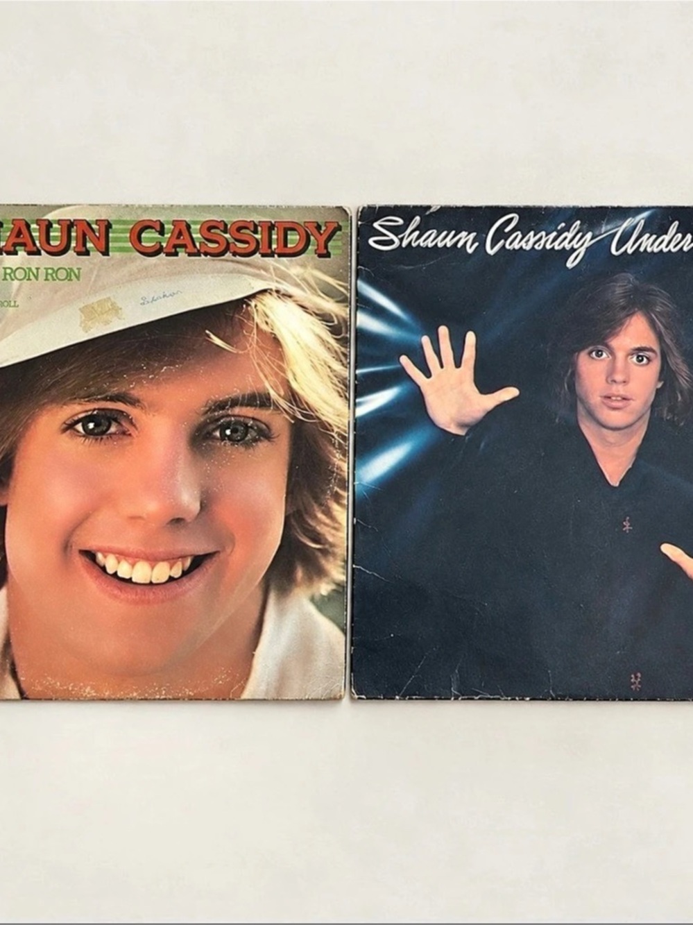 Shaun Cassidy Under Wraps Vinyl Records 2-Pack